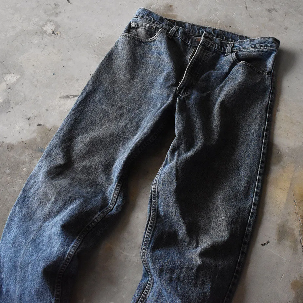 90's Levi's 550 Relaxed fit ケミカルウォッシュ デニムパンツ USA製 240203