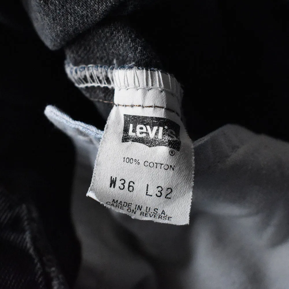 90's Levi's 550 Relaxed fit ケミカルウォッシュ デニムパンツ USA製 240203