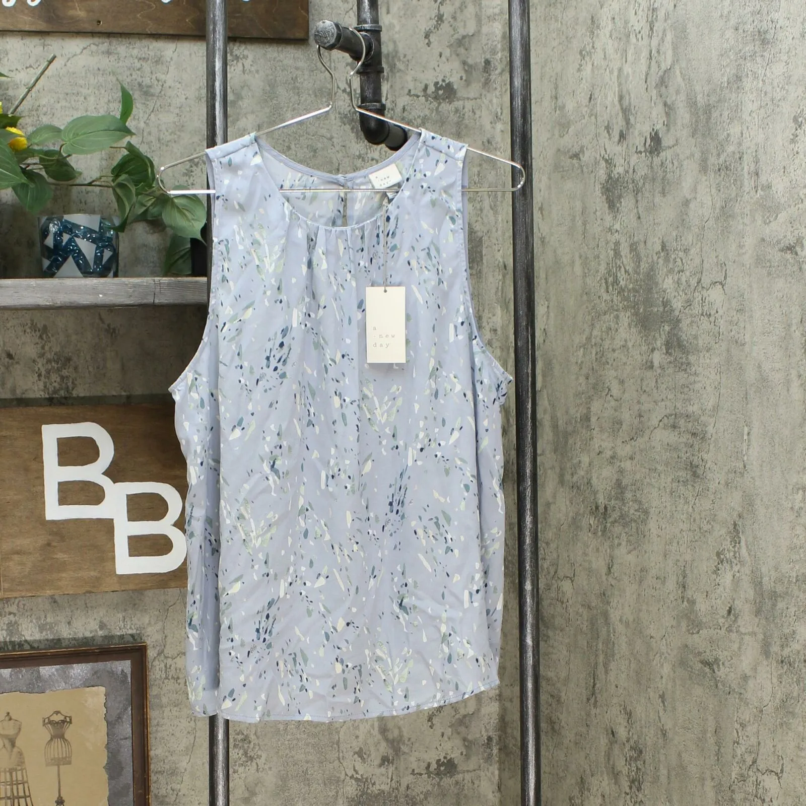 A New Day Women's Sleeveless Crewneck Shell Blouse