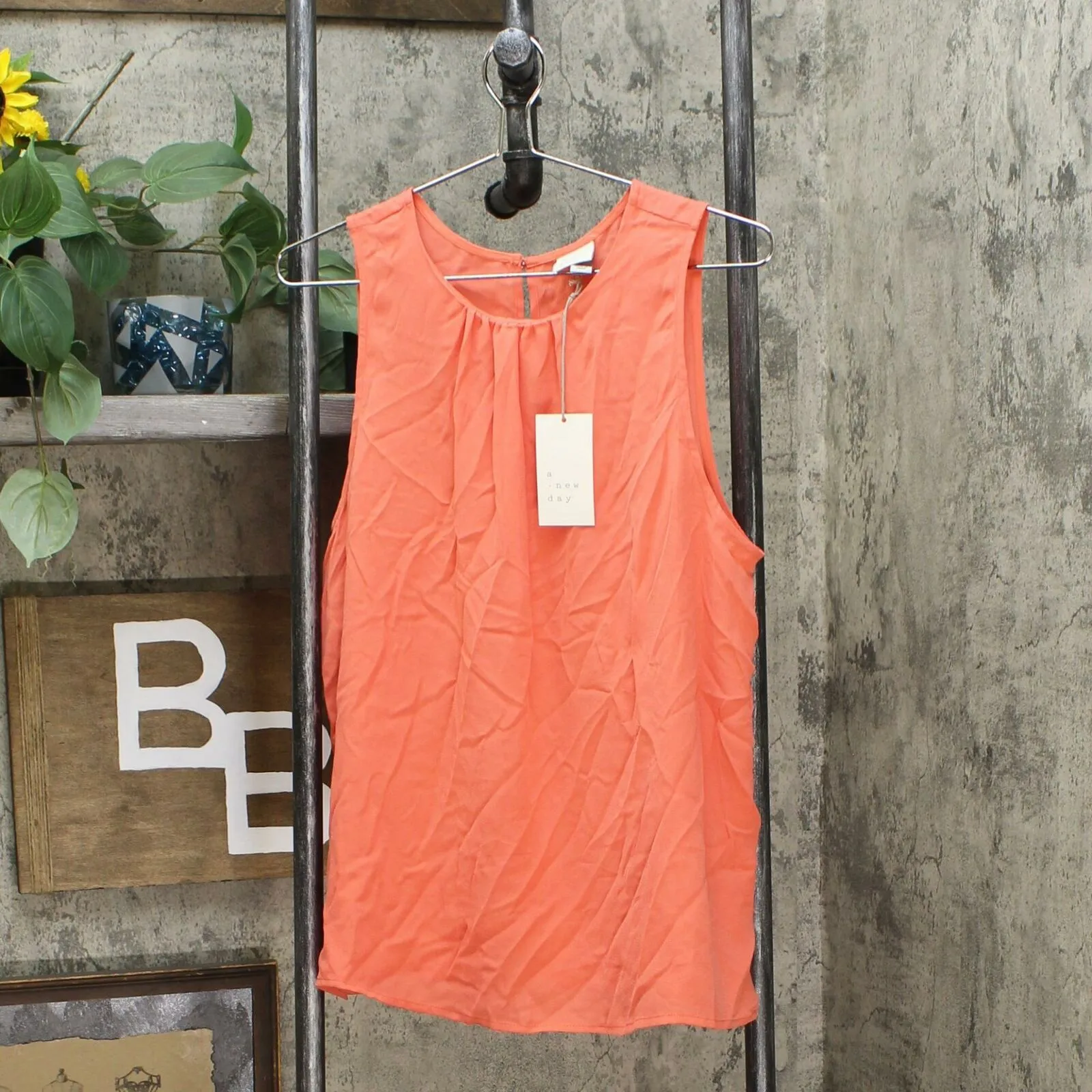 A New Day Women's Sleeveless Crewneck Shell Blouse
