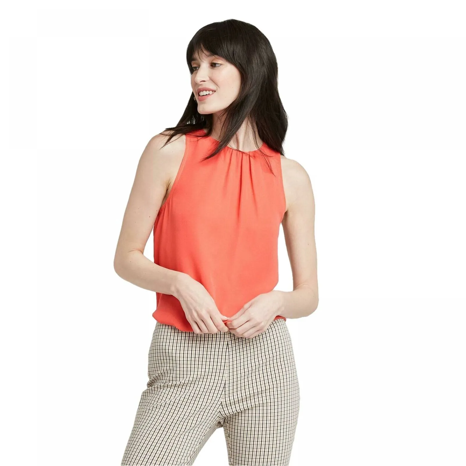 A New Day Women's Sleeveless Crewneck Shell Blouse