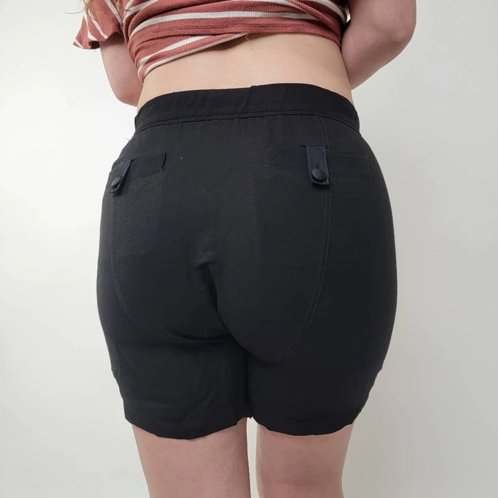 A.L.C. Black  Cargo Shorts