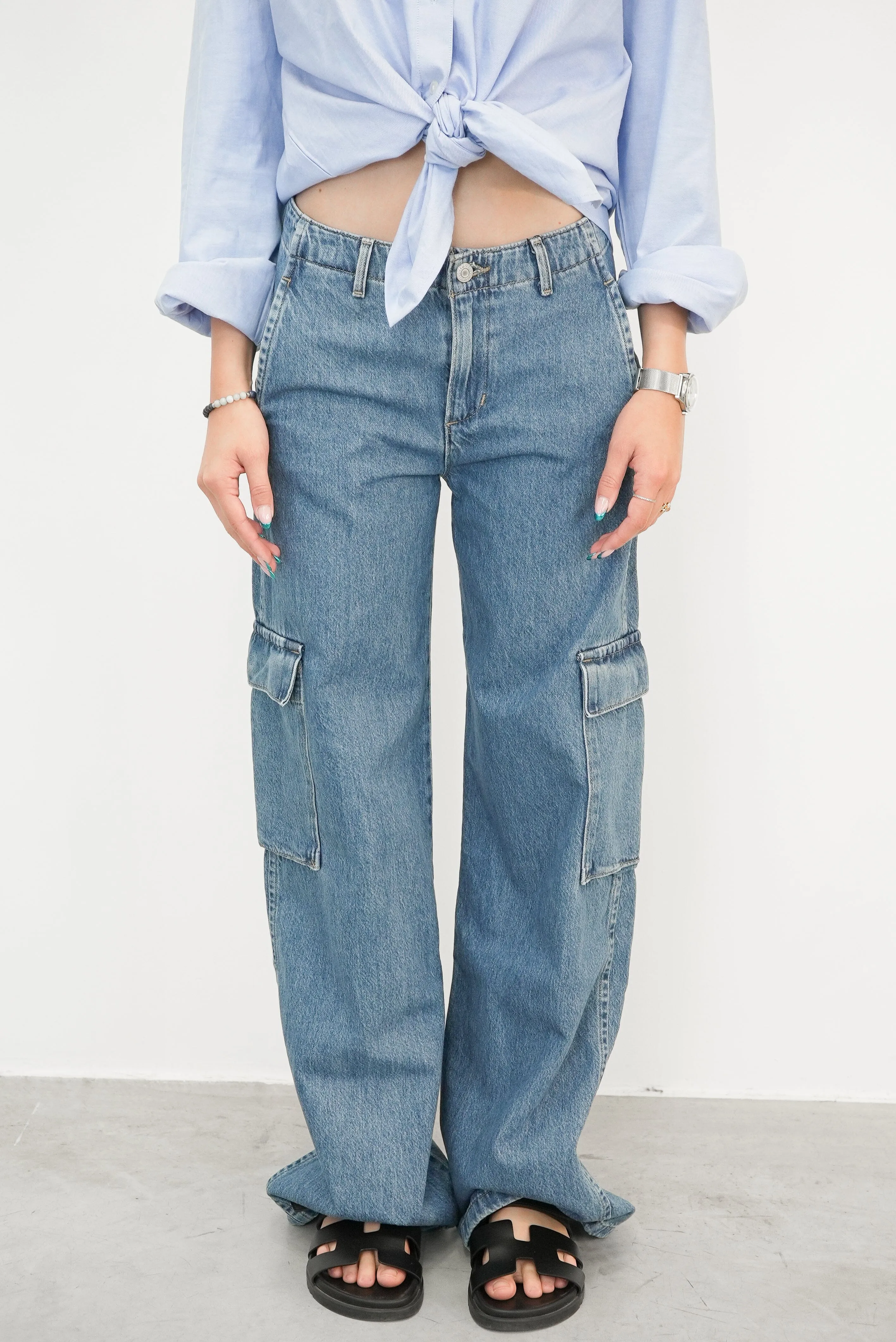 BAGGY CARGO DENIM