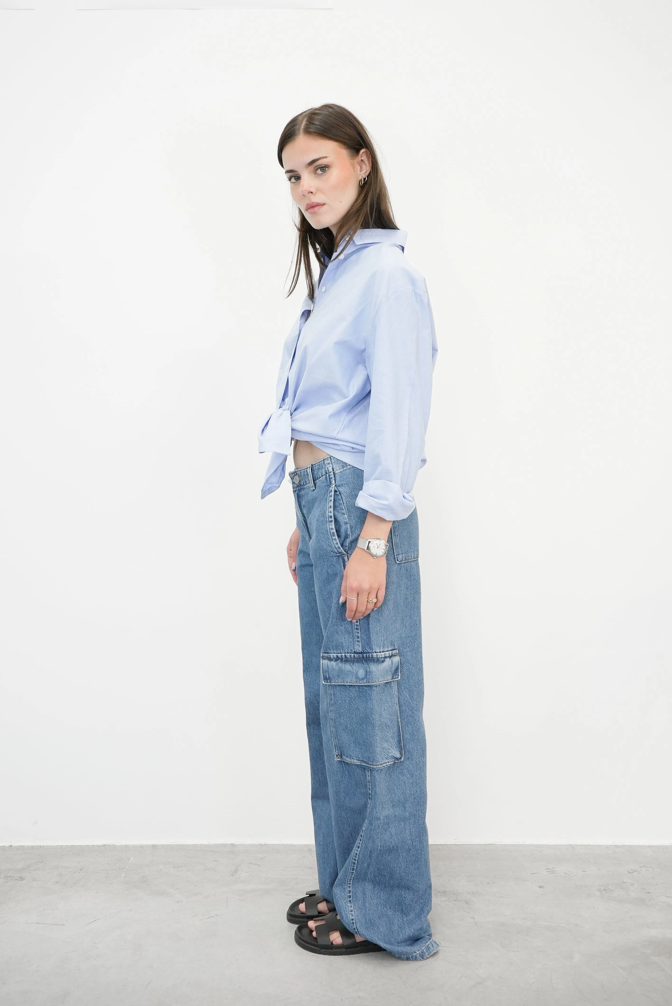 BAGGY CARGO DENIM