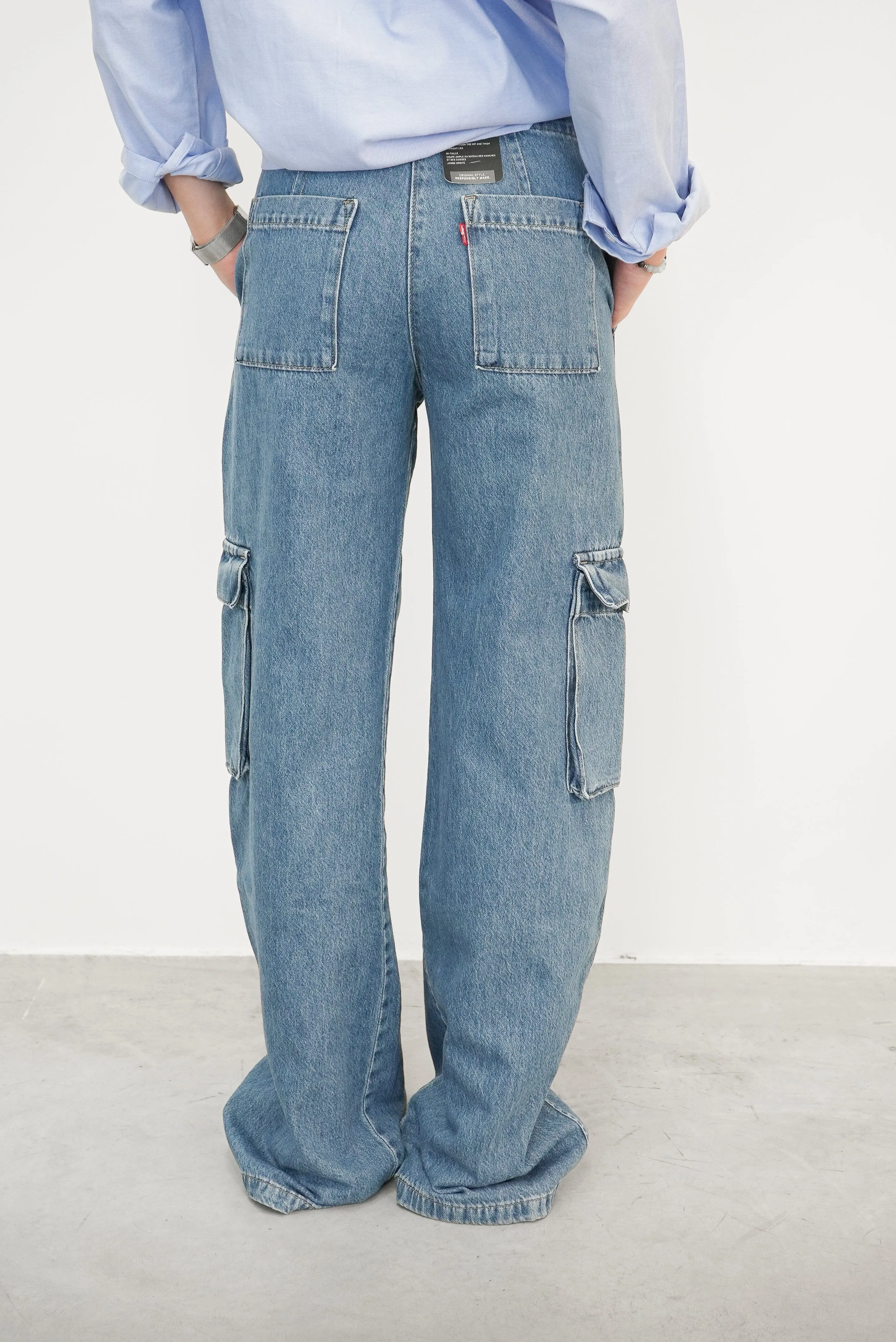 BAGGY CARGO DENIM