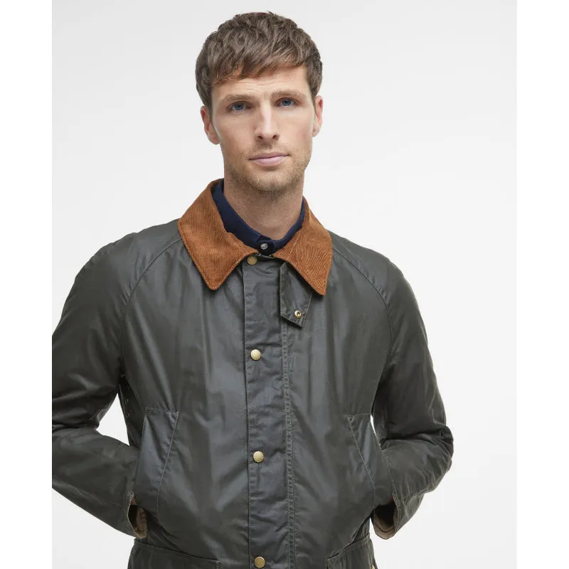 Barbour Ashby Mens Lightweight Wax Jacket - Archive Olive