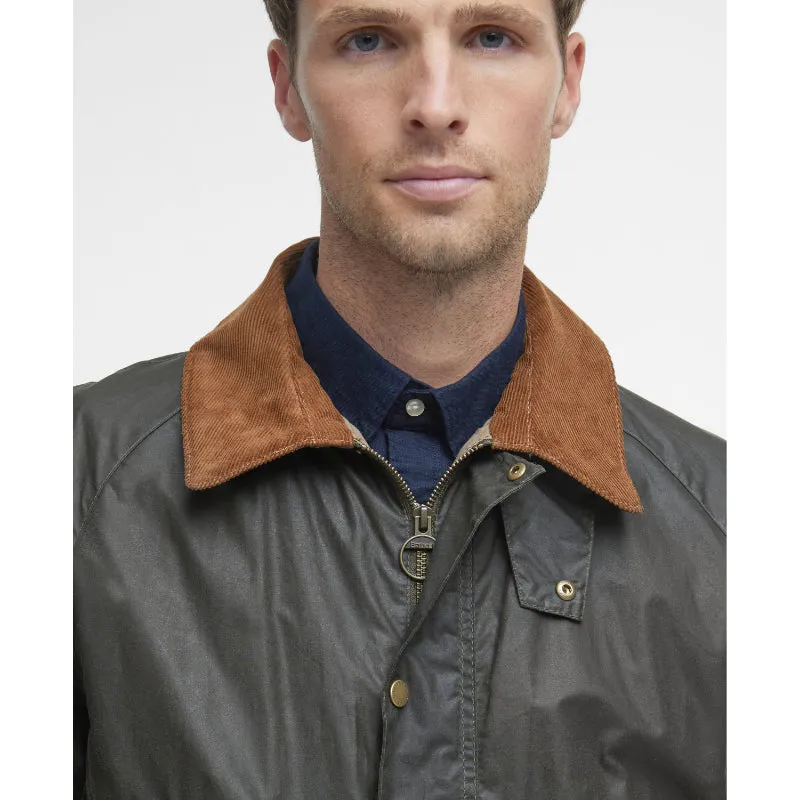 Barbour Ashby Mens Lightweight Wax Jacket - Archive Olive