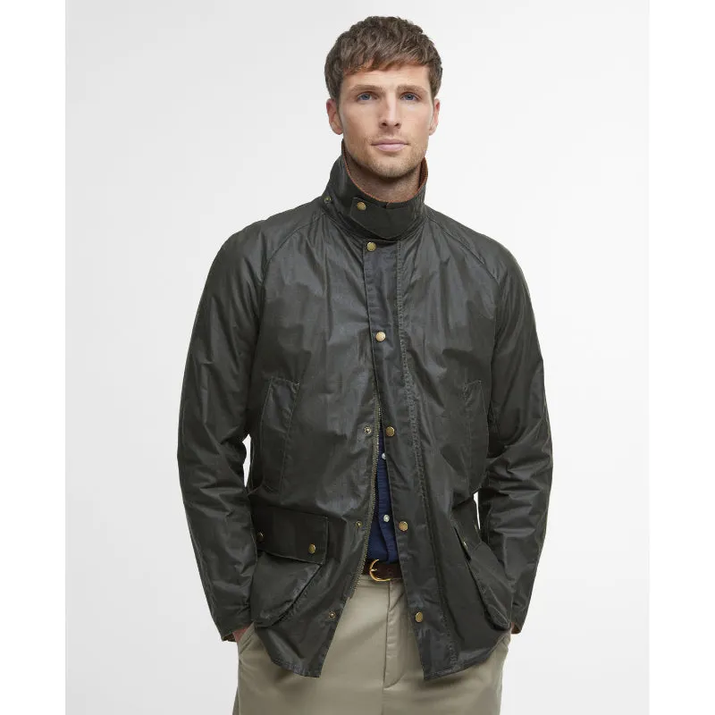 Barbour Ashby Mens Lightweight Wax Jacket - Archive Olive