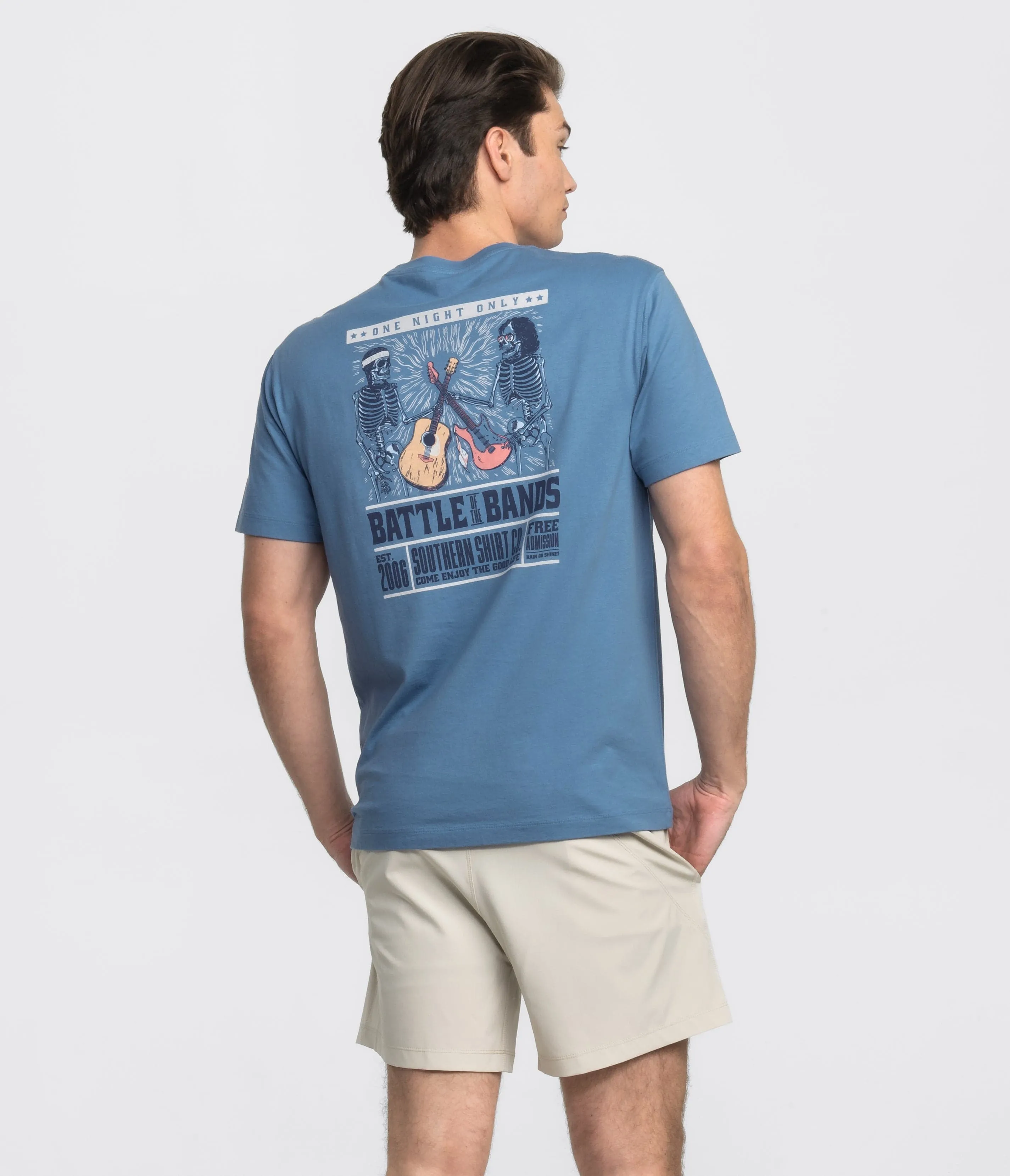 Battle of the Bands Tee SS - Nautical Blue