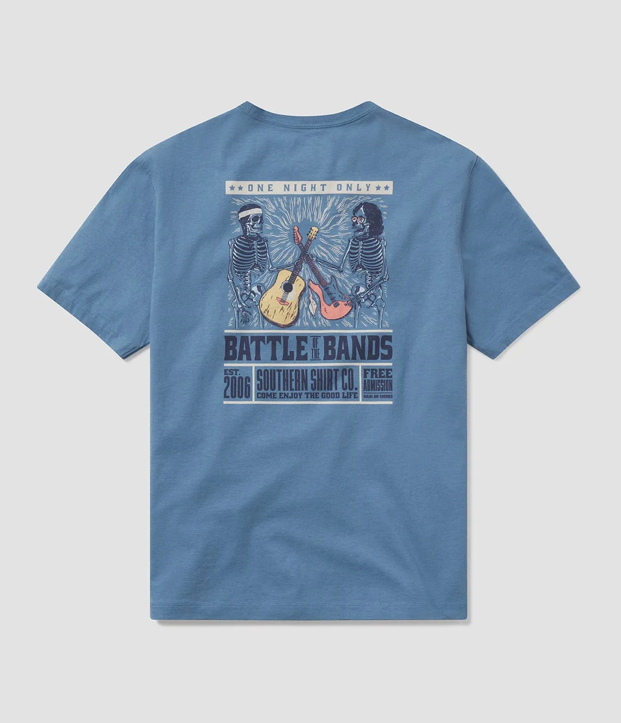 Battle of the Bands Tee SS - Nautical Blue