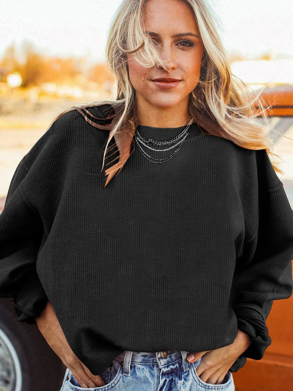 Bohemian Graphic Print Plus Size T-shirt with Stylish Round Neck
