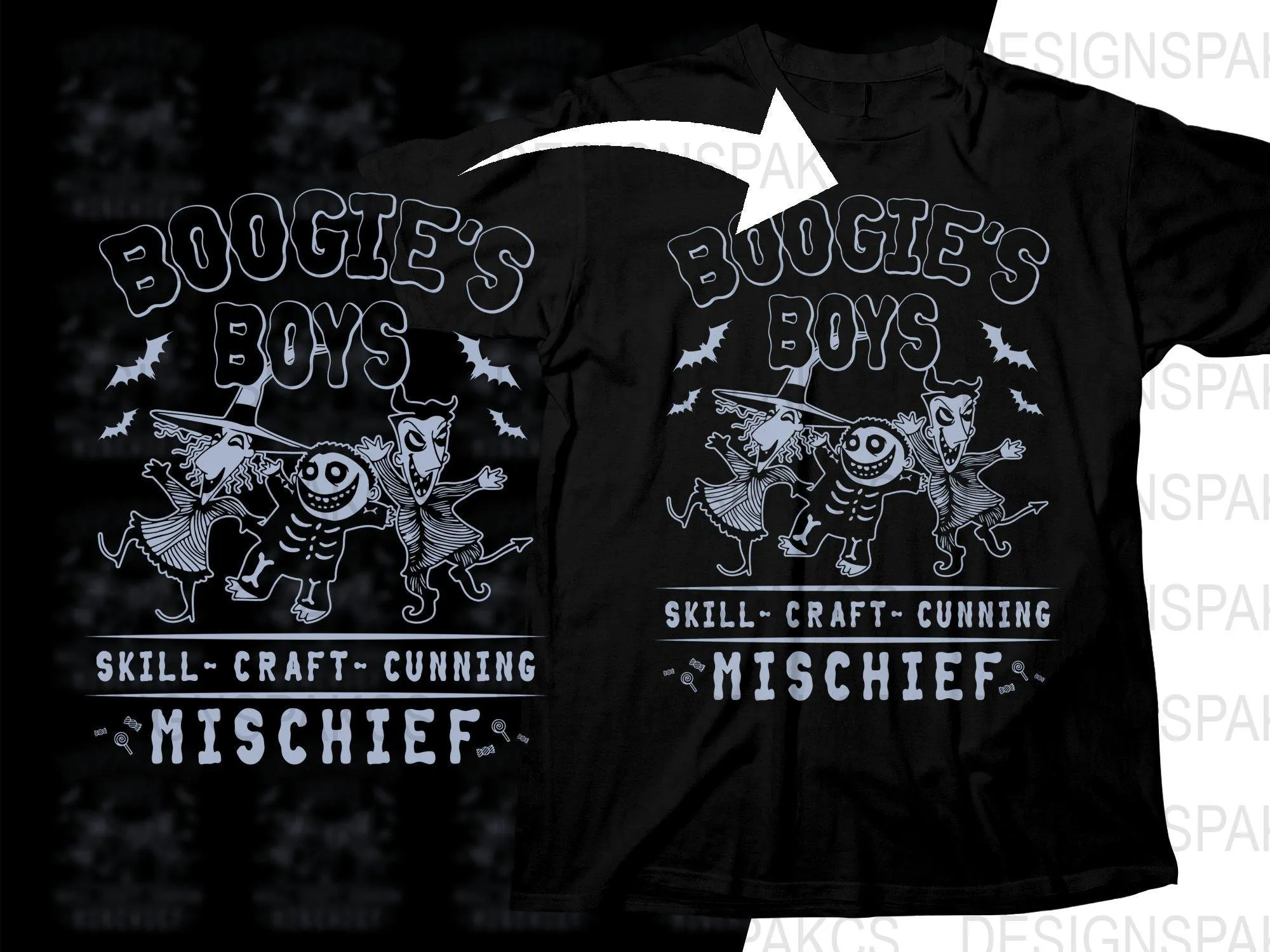 Boogie's Boys Skill Craft Cunning Mischief Png Digital Download