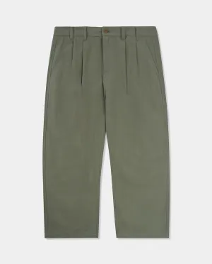 Butter Goods - Pleated Trousers - Moss