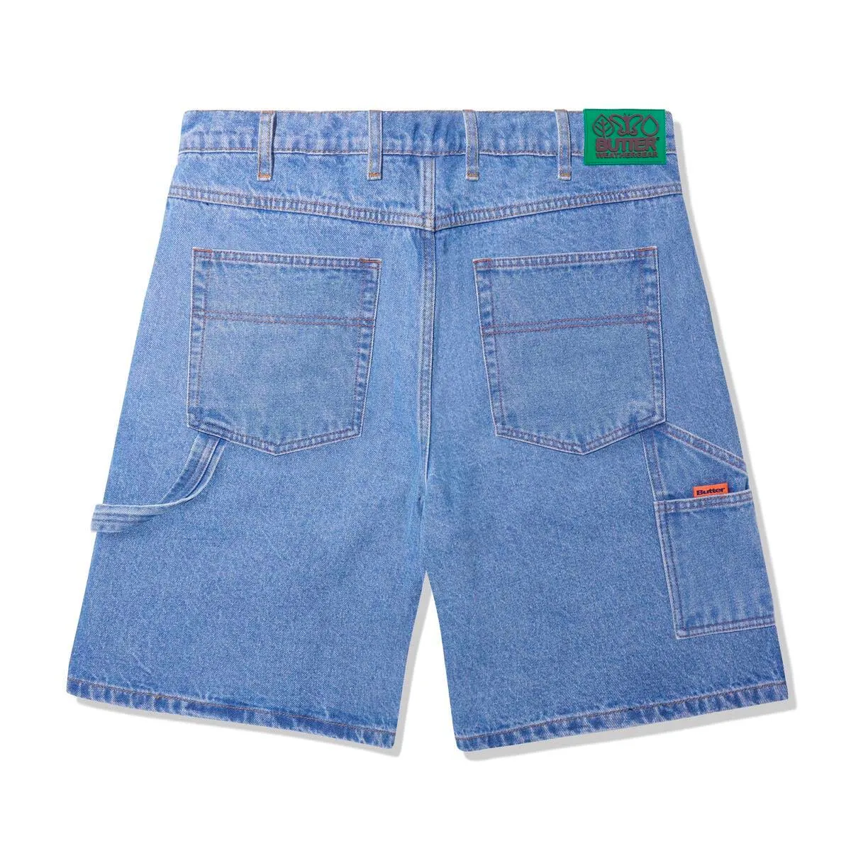 Butter Goods - Weathergear Heavy Weight Denim Shorts Washed Indigo