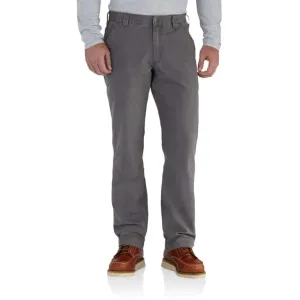 CARHARTT MEN'S RUGGED FLEX RELAXED FIT CANVAS WORK PANT GRAVEL - 102291039
