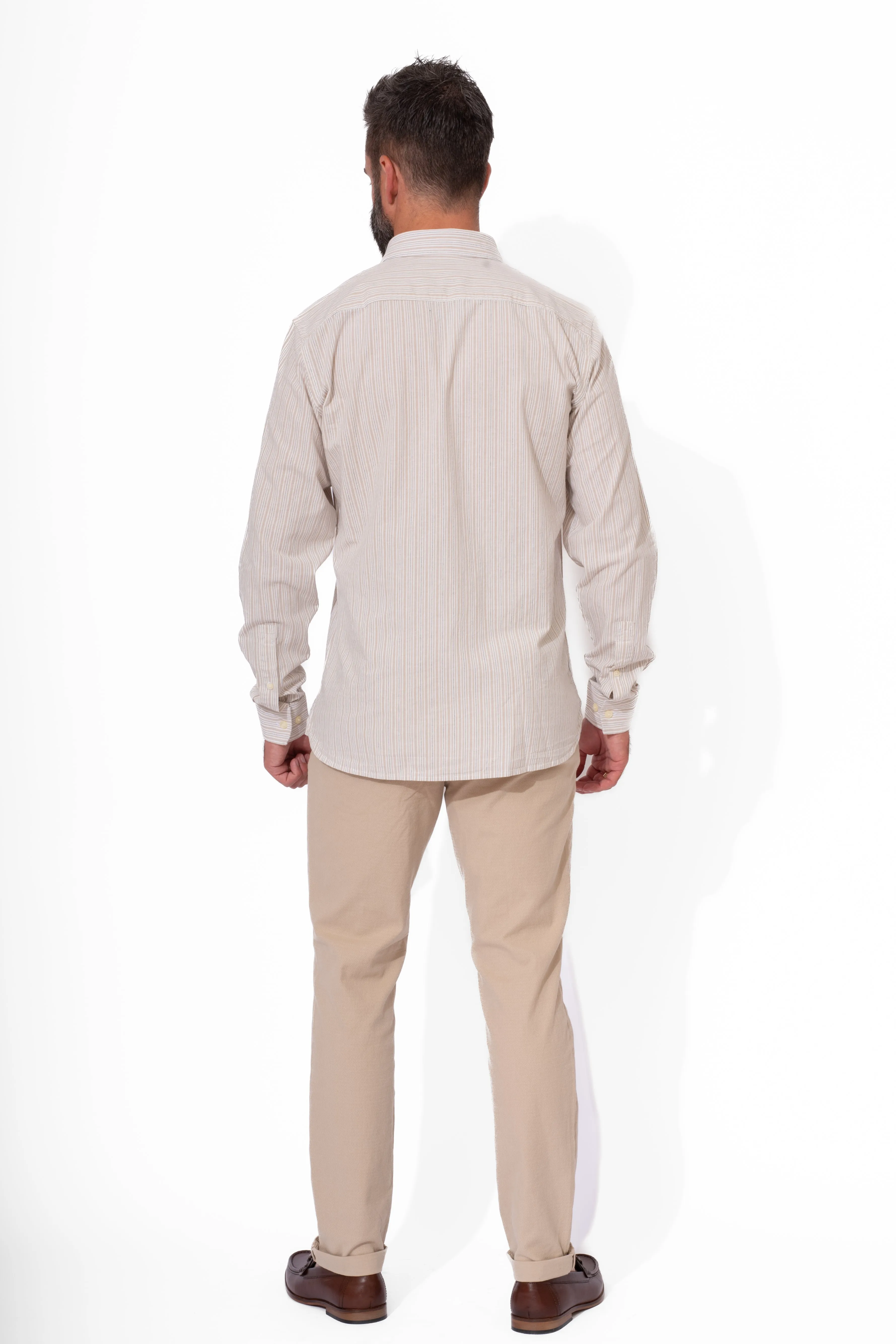 Casual Friday Chateau Gray Cotton Shirt
