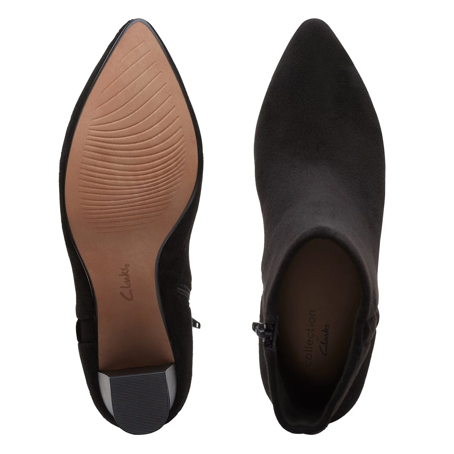 Clarks Aubrie Zip Boots (Standard Fit)