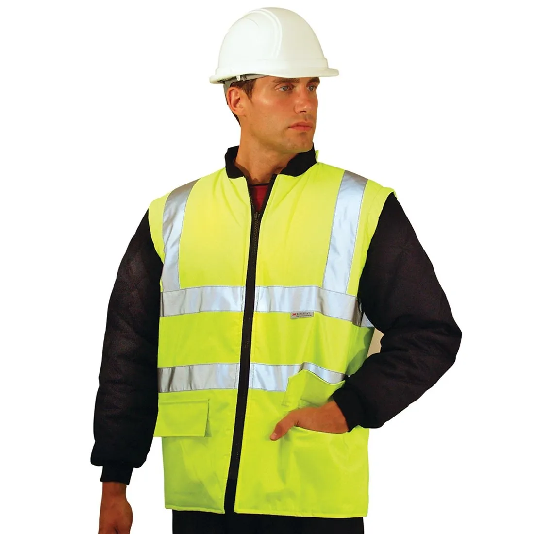 Class 3 Premium 5-In-1 Parka - Lime - 2XL