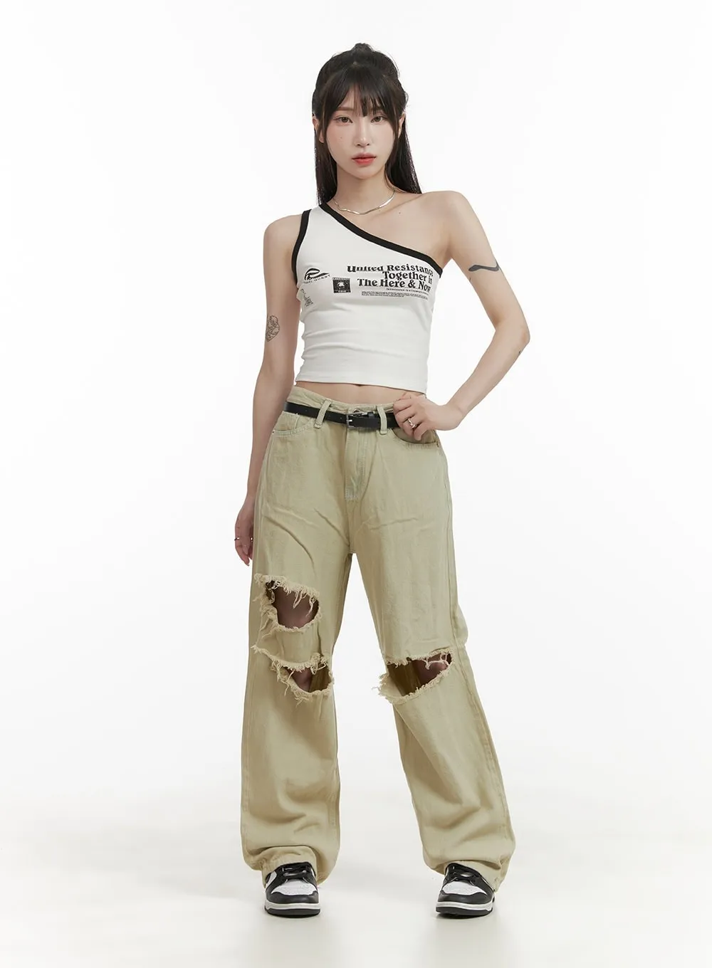 Destroyed Baggy Jeans CY407