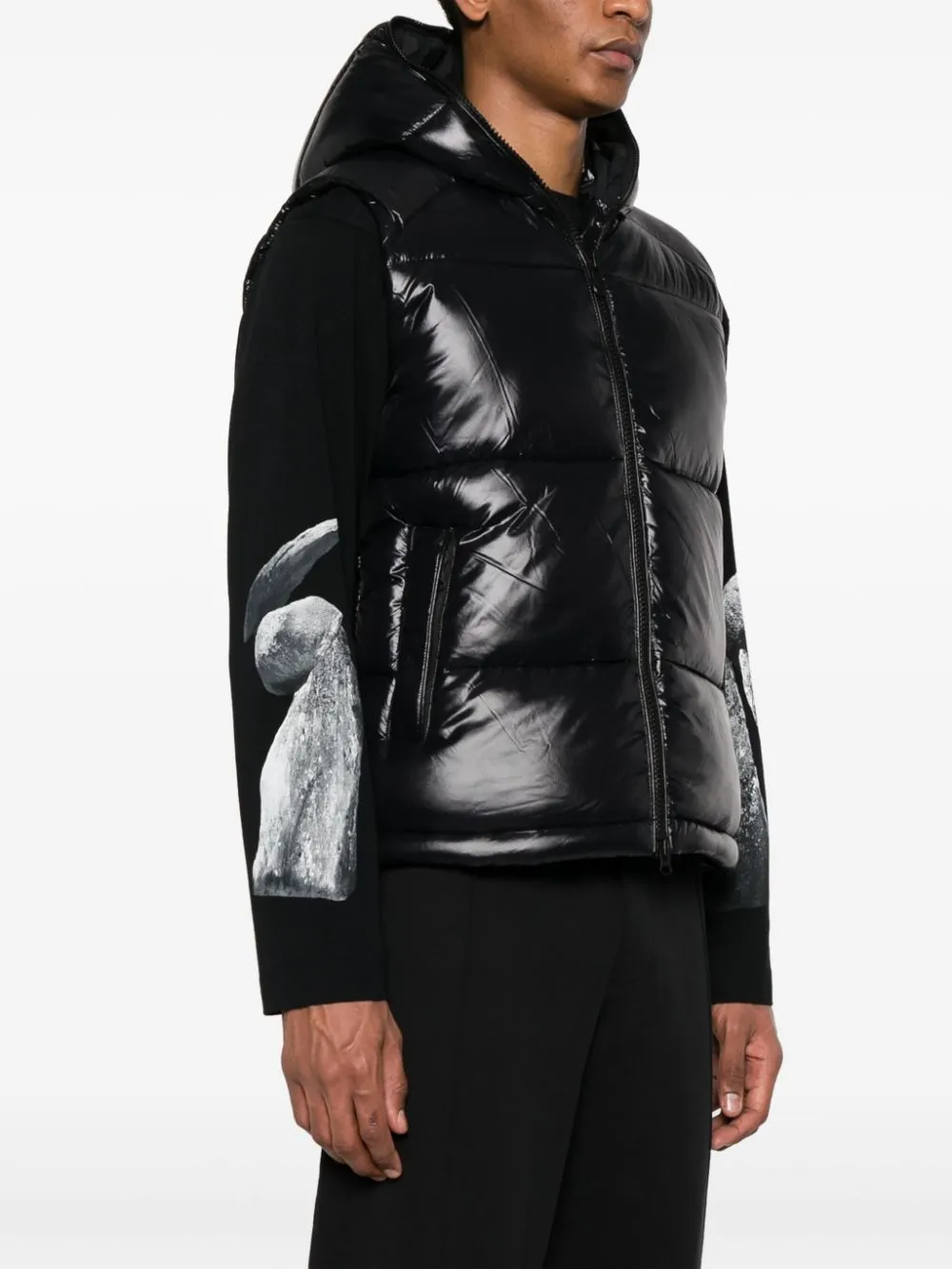 Dexter hooded gilet