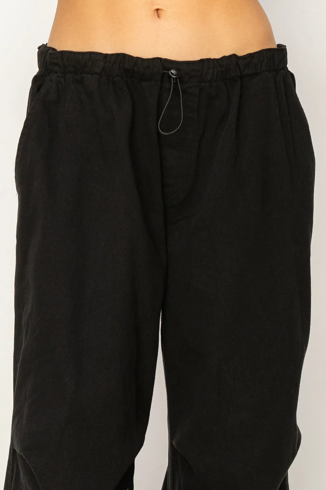 DZ24A518-Mid Rise Parachute Pants