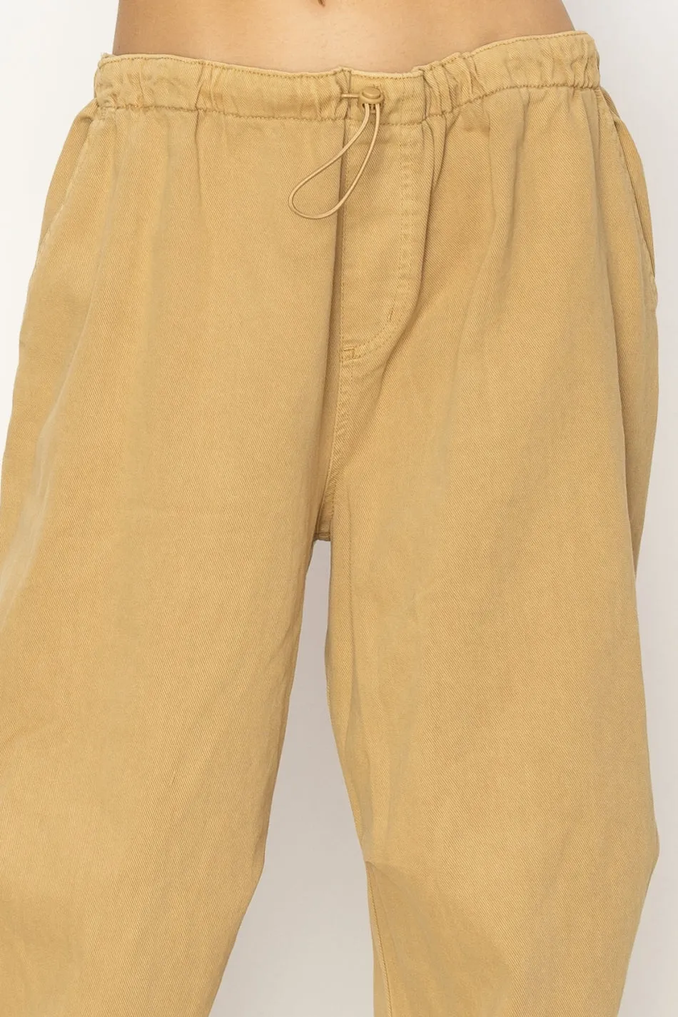 DZ24A518-Mid Rise Parachute Pants