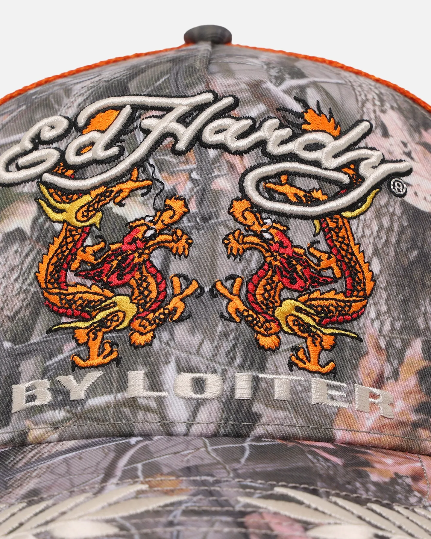 Ed Hardy X Loiter Trucker Snapback Real Tree Camo
