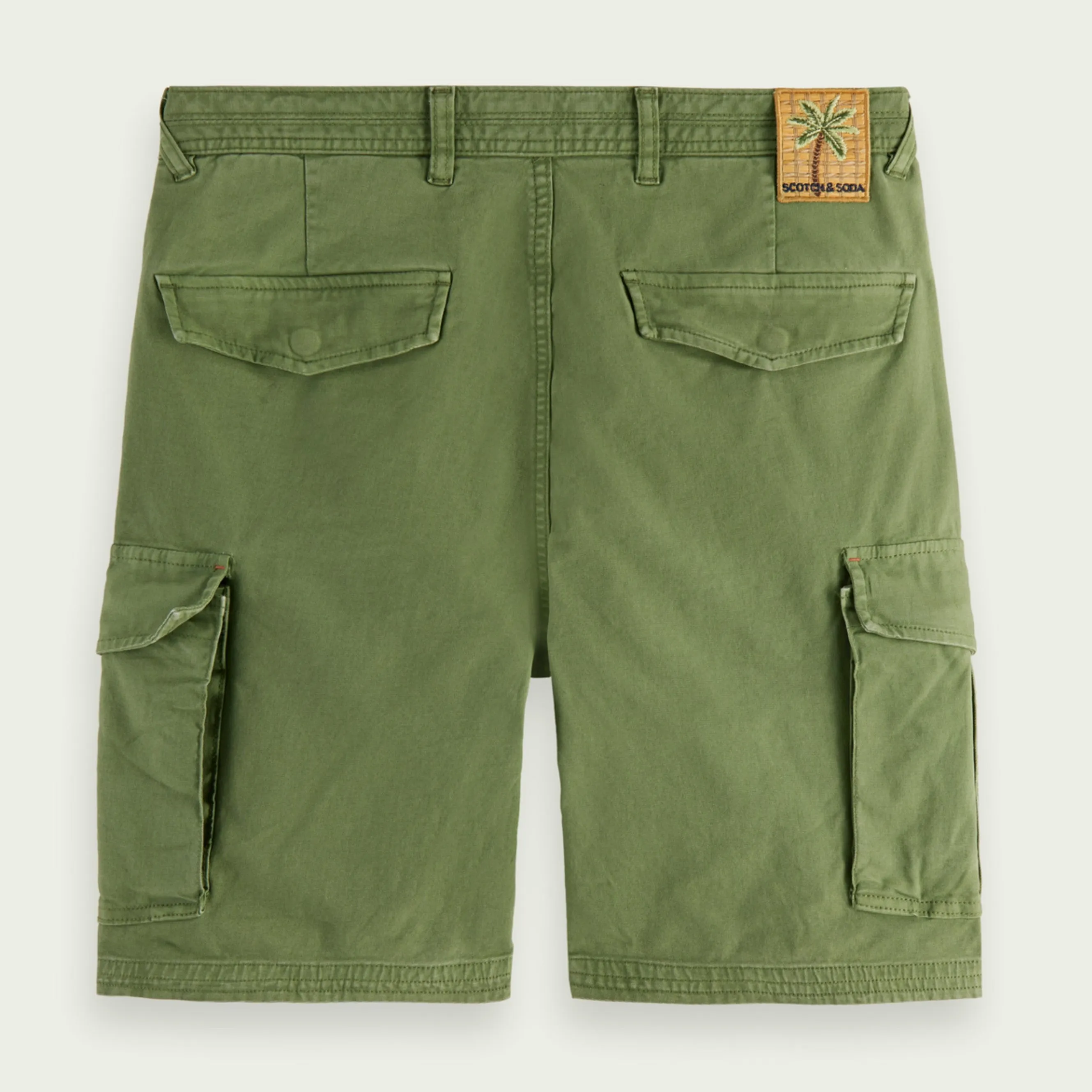 Fave Garment-Dyed Cargo Shorts (Army)