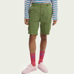 Fave Garment-Dyed Cargo Shorts (Army)