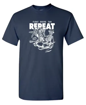 Float Drink Tan Repeat Shirt