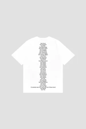 Fuck Tee White Version