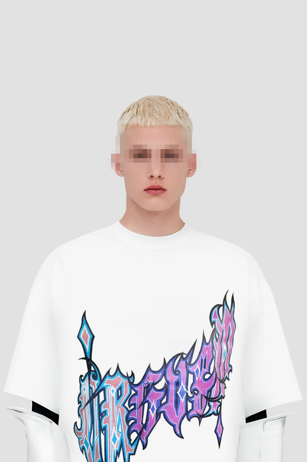 Future Gothic White T-Shirt