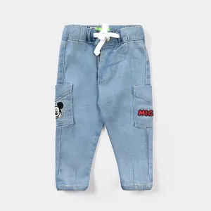 Infant Boys Denim Stretch Pant-LT.Blue