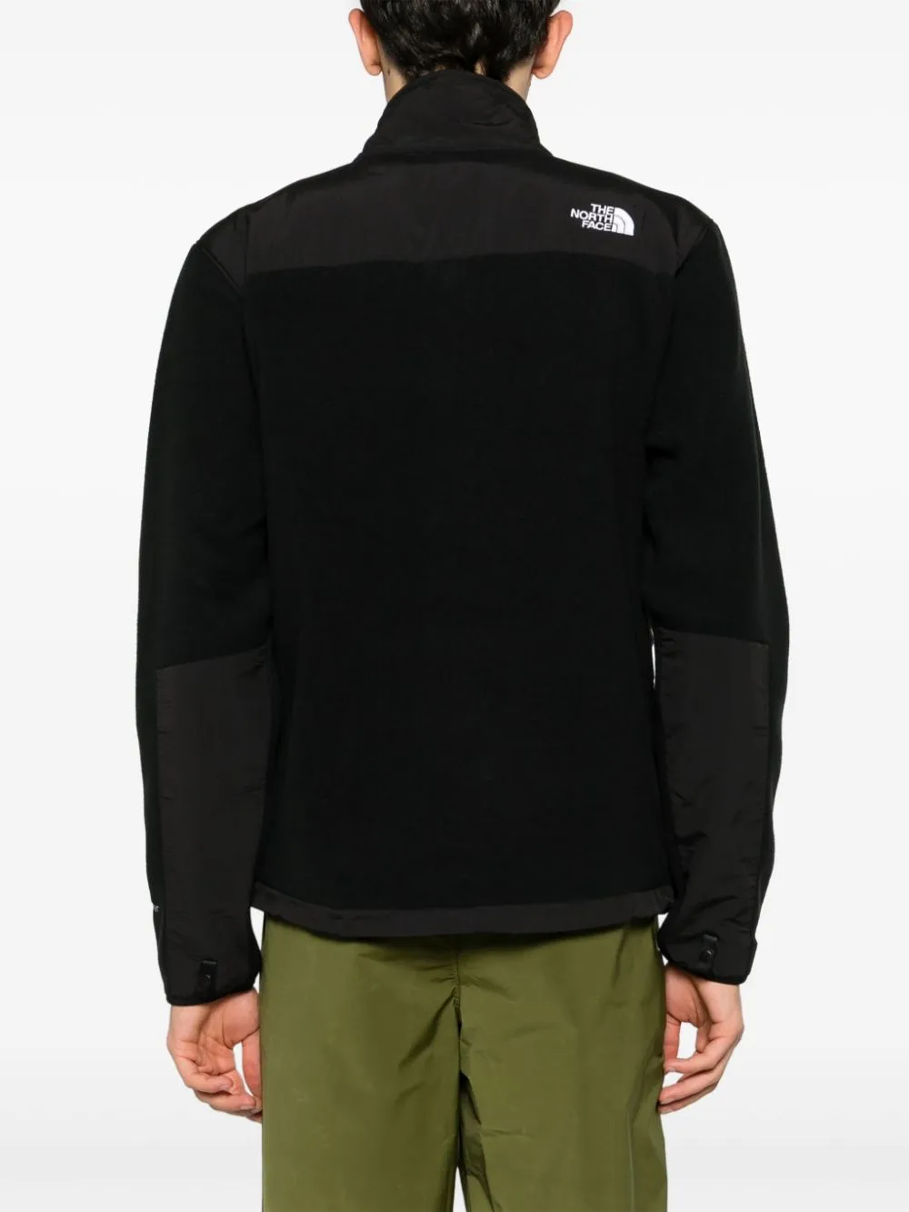 logo-print fleece jacket