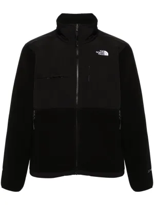 logo-print fleece jacket