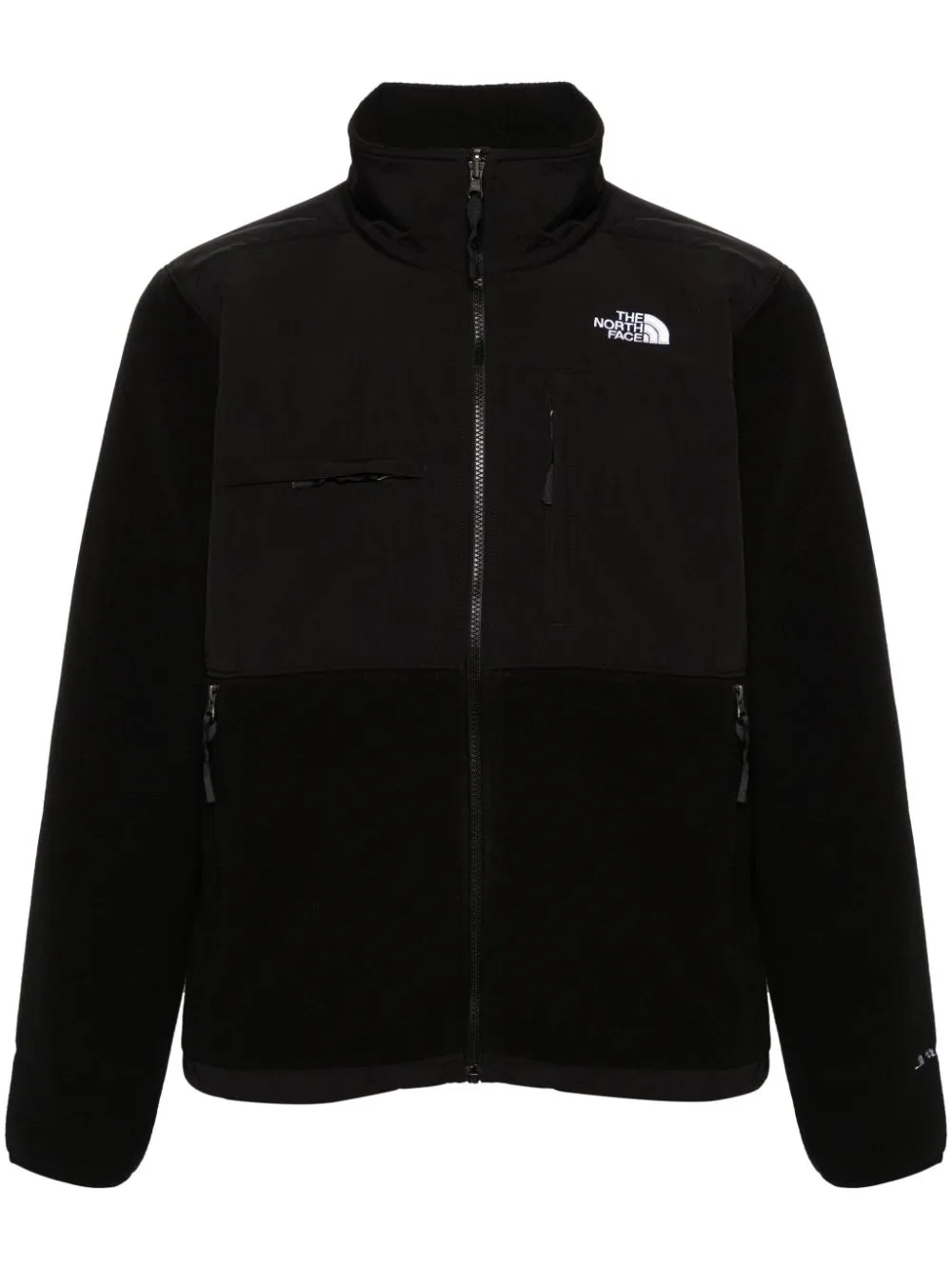 logo-print fleece jacket