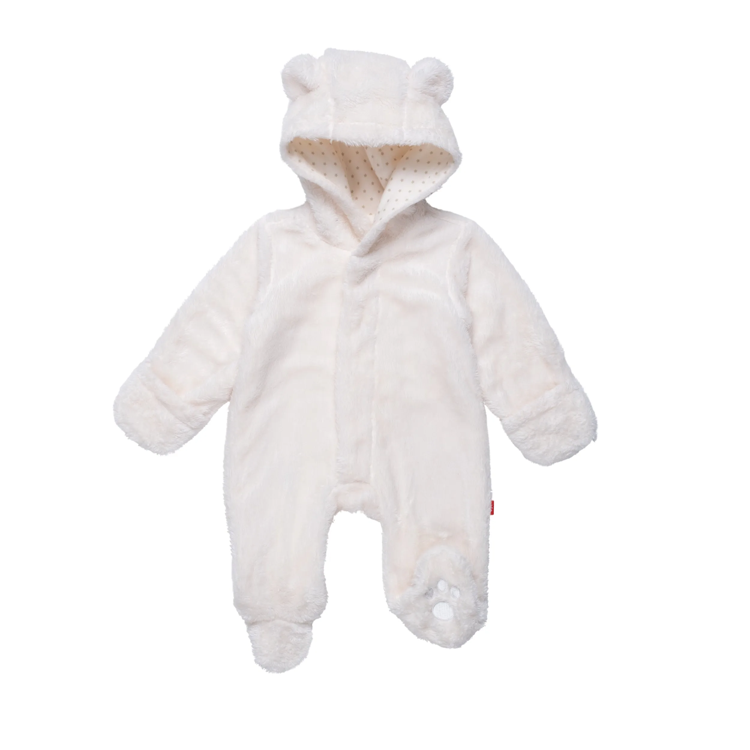 Magnetic Me Minky Hooded Footie Pram / Cloud