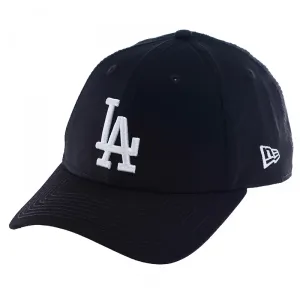 NEW ERA Los Angeles Dodgers 9FORTY Strapback Cap - Black/White