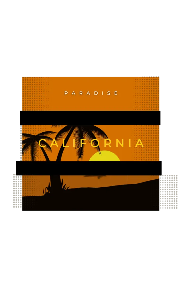 Paradise California T-shirt for Men