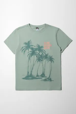 Paradise Short Sleeve T-Shirt Green