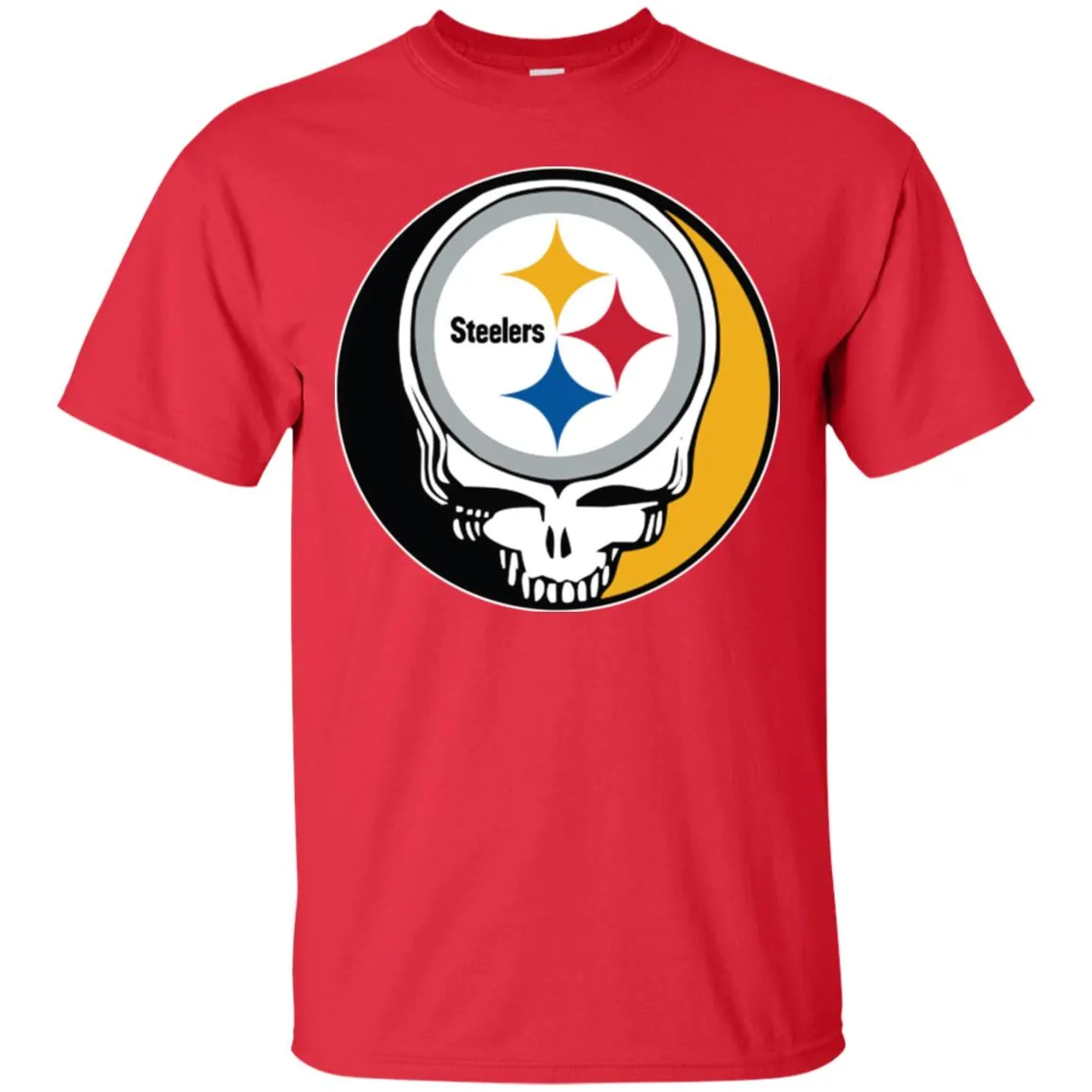 Pittsburgh Steelers Grateful Dead Steal Your Face Football Nfl Shirts