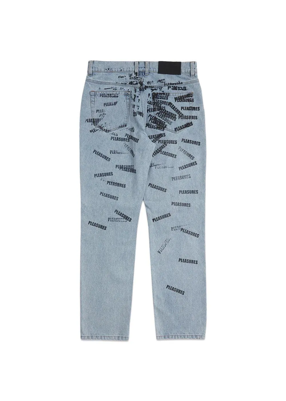 plop 5 pocket denim washed - Washed Blue