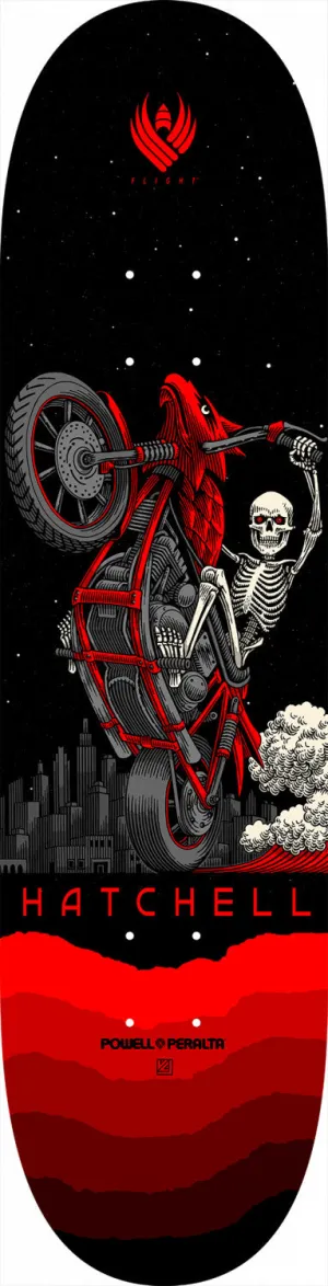 Powell-Peralta Flight Deck Ben Hatchell Moto, Shape 249, 8.5"