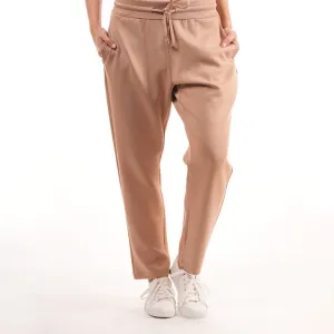 Premium Straight Pants For Women - Light Brown