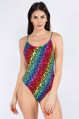 Rainbow Safari Fitted Cami