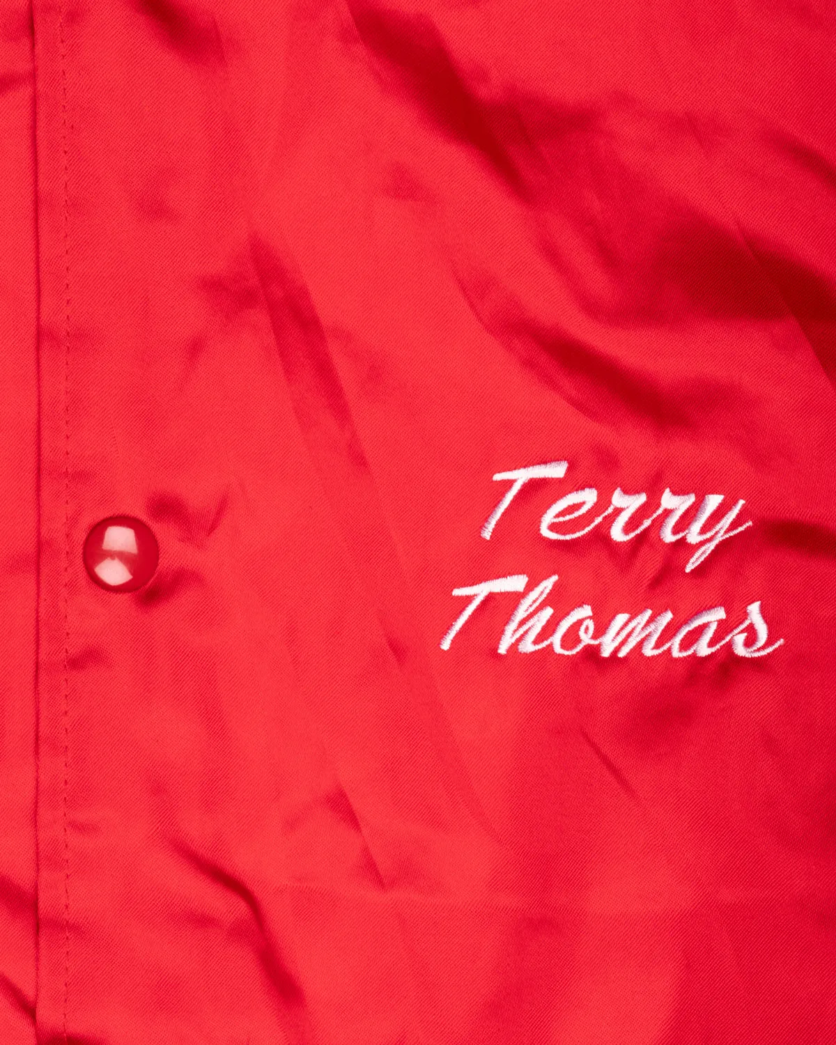 Red Lightweight Varsity Jacket