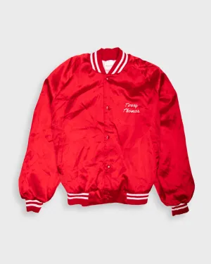 Red Lightweight Varsity Jacket