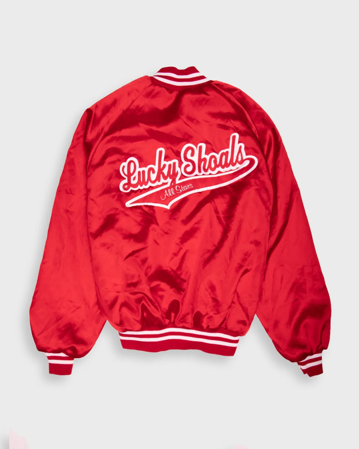 Red Lightweight Varsity Jacket