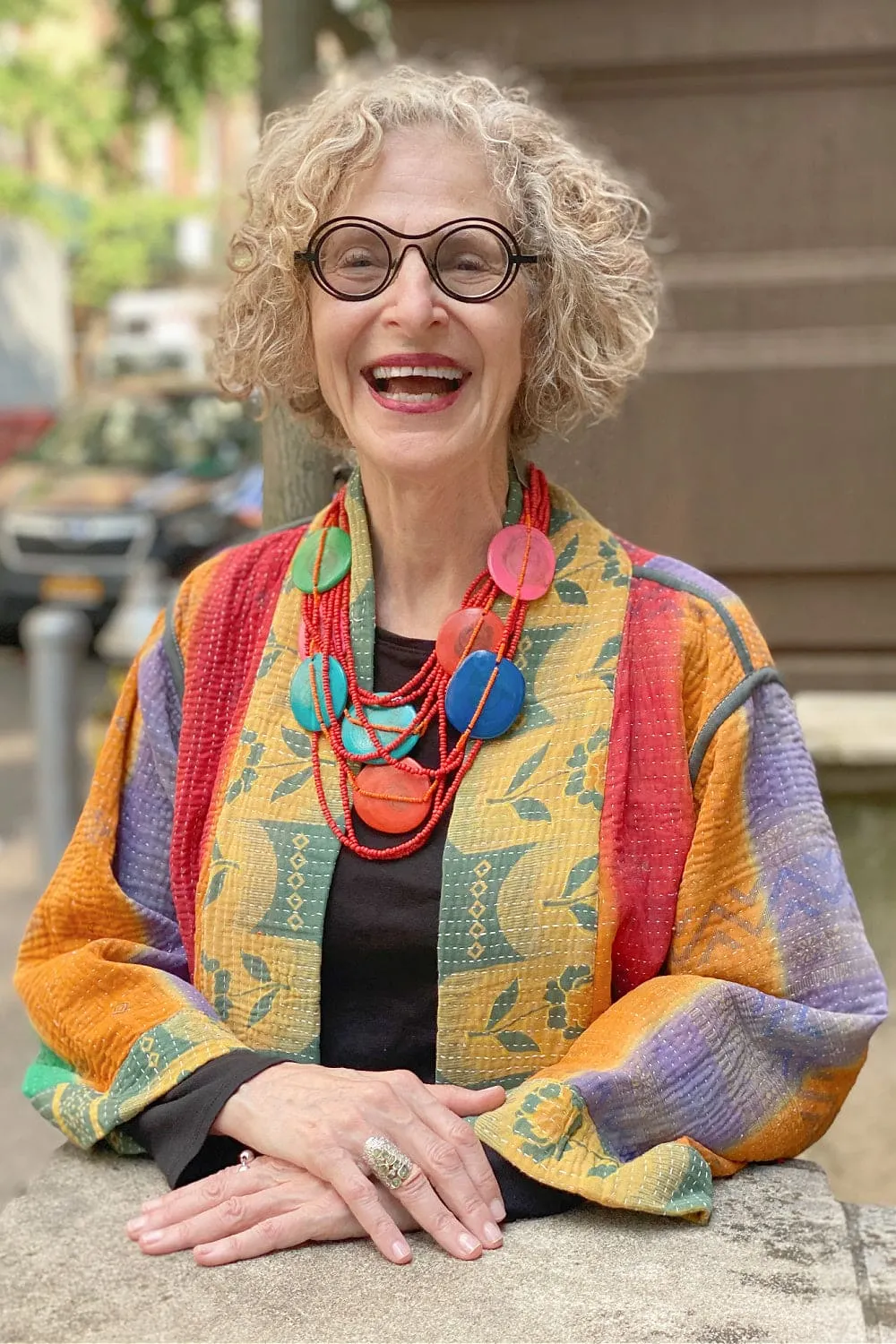 Reversible Cotton Kantha Jacket