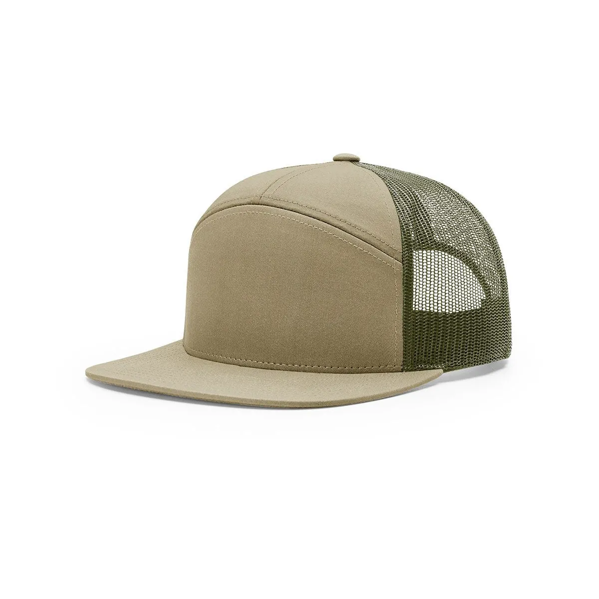 Richardson Pale Khaki/Loden Street 7 Panel Trucker Hat